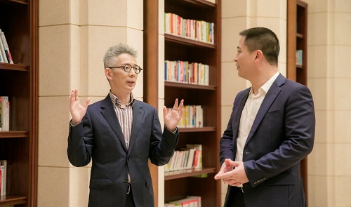 蔣昌建對話華為孫權 探討未來社會人們工作學習新方式