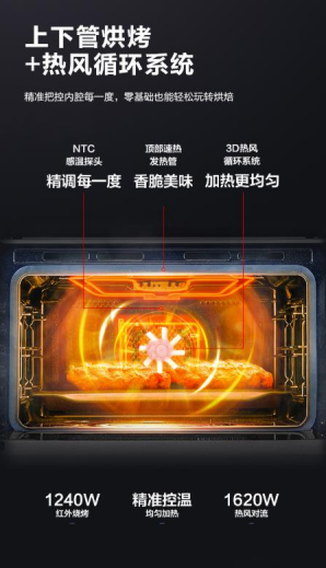 蒸烤一體才夠味！美的雙腔嵌入式蒸烤箱雙重驚喜享不停！