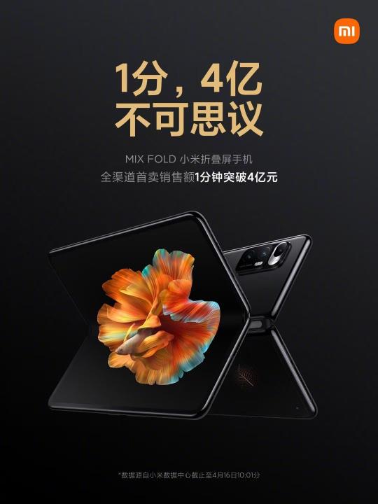全球首款手機液態(tài)鏡頭加持，小米折疊屏MIX FOLD開售打響第一槍