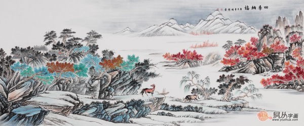 沙發(fā)后面掛什么畫(huà)旺財(cái) 據(jù)說(shuō)這樣掛畫(huà)好運(yùn)一整年