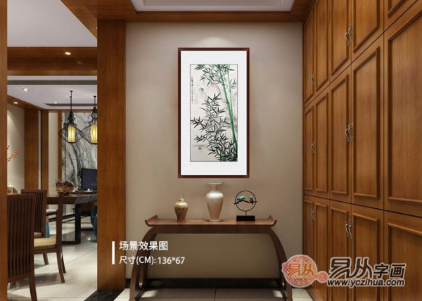 一進門看到什么畫好？進門掛畫，就得這么選