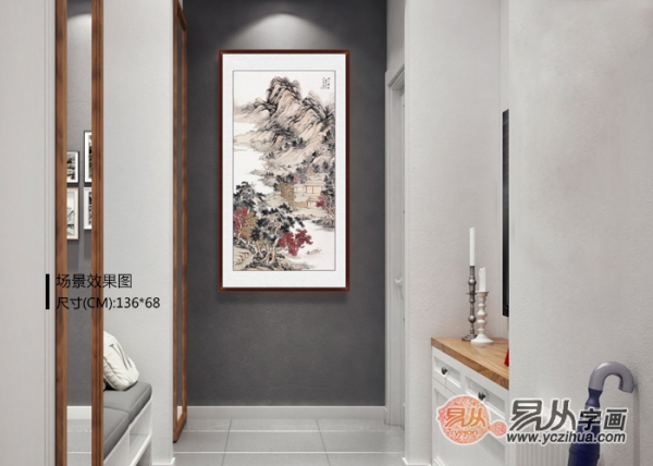 一進門看到什么畫好？進門掛畫，就得這么選
