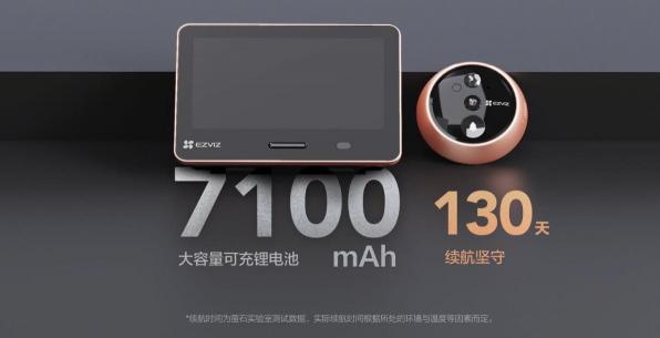 大屏設(shè)計超長續(xù)航 螢石防水超廣角智能貓眼DP2S熱售中