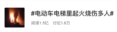 意外，痛心！電動(dòng)車電梯內(nèi)7秒起火！
