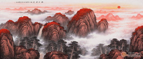 室內(nèi)背景墻裝飾畫(huà)選擇沒(méi)思路？看看畫(huà)家王寧山水畫(huà)