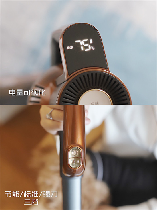 550W無刷數(shù)碼電機(jī)加持，萊克立式吸塵器，讓清潔更加方便
