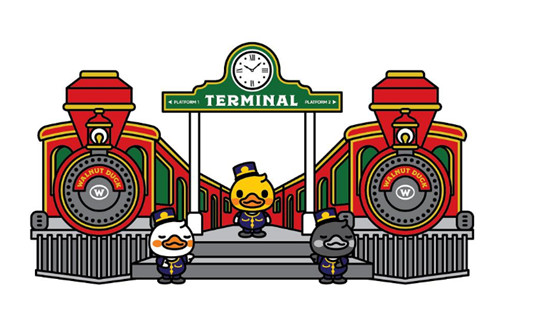 坐上“核桃小鴨”號列車與核桃家族一起開啟奇妙之旅吧！