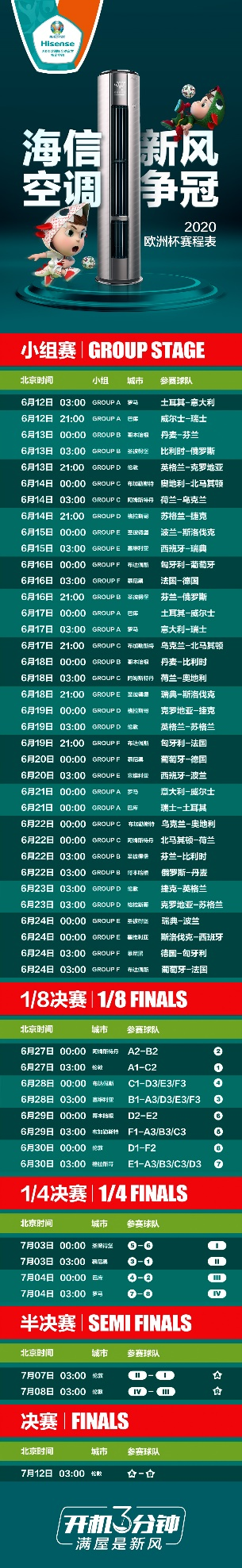 “送風(fēng)20米，冷暖50平”，海信新風(fēng)空調(diào)助力球迷歡聚歐洲杯