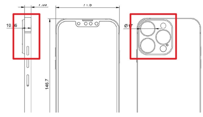 愛回收科技資訊：iPhone 13 Pro設(shè)計(jì)圖曝光 還是你的菜嗎？