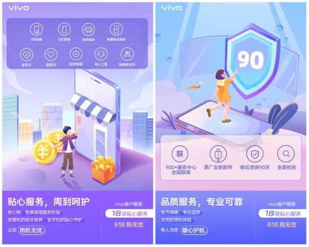 618購物節(jié)來襲，vivo推出18項貼心服務帶來全面保障