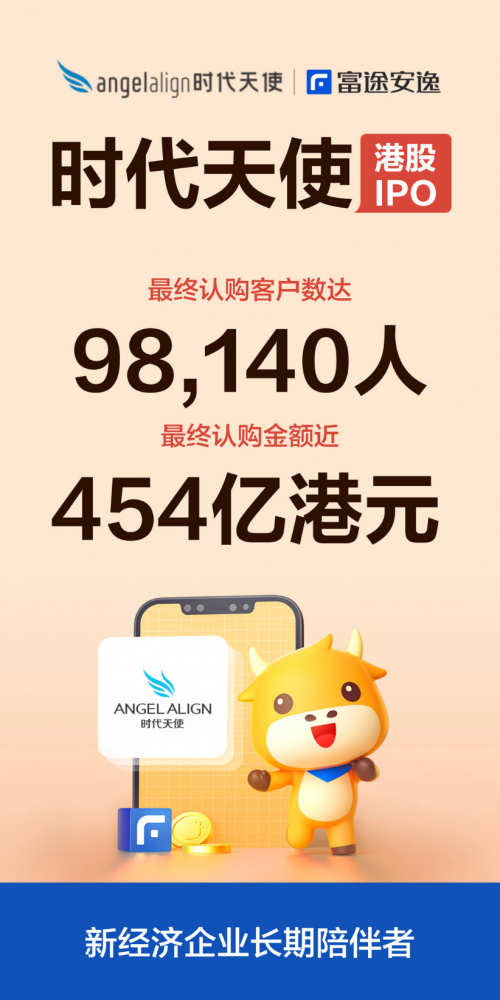 時(shí)代天使成功登陸港交所，開盤大漲131%，富途與高盛、中金共同助力IPO