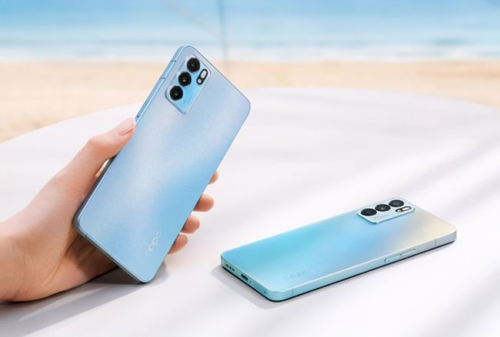 論顏值從來沒輸過，OPPO Reno6外觀亮眼，夏日晴海配色絕了