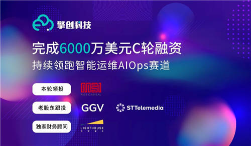 擎創(chuàng)科技完成6000萬美元C輪融資，M31資本領(lǐng)投GGV紀源資本繼續(xù)跟投