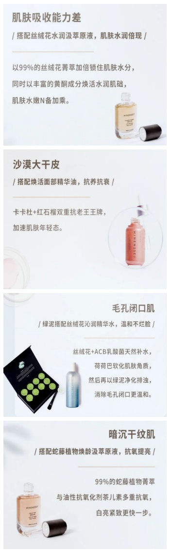 泥膜哪個(gè)牌子好用 MINENSSEY蔓索泥膜百變混搭對策全新升級新體驗(yàn)