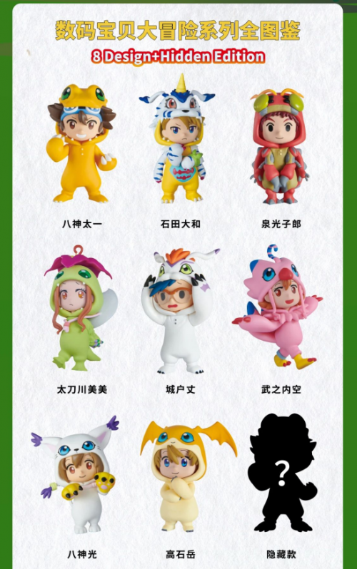 “打破次元壁”，TOP TOY獨(dú)家首發(fā)《數(shù)碼寶貝》大冒險(xiǎn)系列盲盒