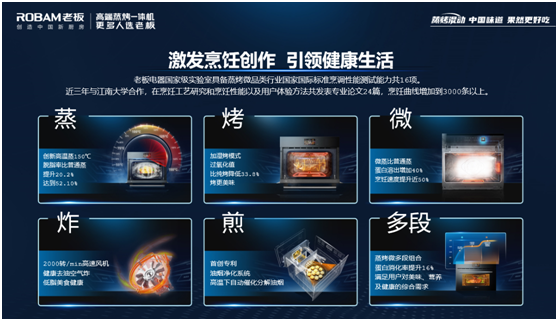 老板電器發(fā)布“蒸烤混動”科技新標準，“果然很好吃”升級中國味道