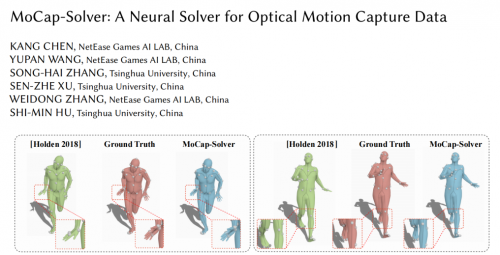 AI賦能游戲工業(yè)化，網易互娛AI Lab動捕去噪新方法入選SIGGRAPH 2021