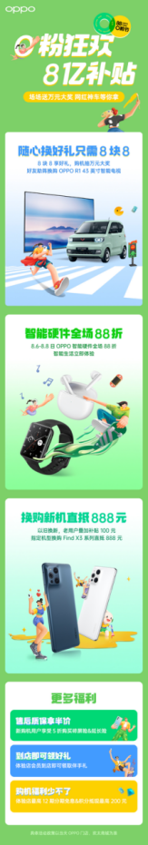 88 O粉節(jié)進(jìn)行中，8億補(bǔ)貼回饋O粉，更有OPPO總裁助力勇敢追夢(mèng)