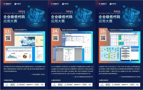 火熱進行中！2021企業(yè)級低代碼應(yīng)用大賽，活字格應(yīng)用秀出圈