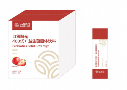 自然陽光400億+益生菌固體飲料將上市，優(yōu)質(zhì)益生菌養(yǎng)護(hù)腸道健康