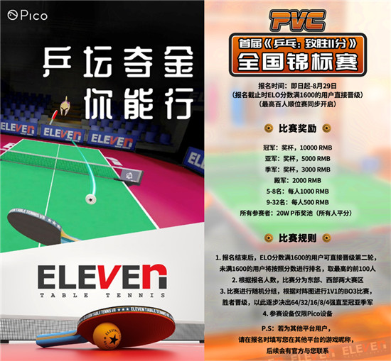 《多合一運動 VR》登陸 Pico Store，10款體育項目點燃夏末運動潮