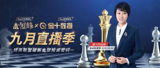 9月29日金十訪談間：領峰陳俞杉暢聊美債風險下黃金最新出路