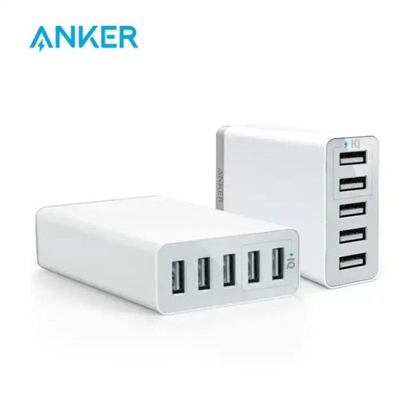 完美的家庭充電中樞——Anker安克25W 5口USB蘋果手機(jī)充電器