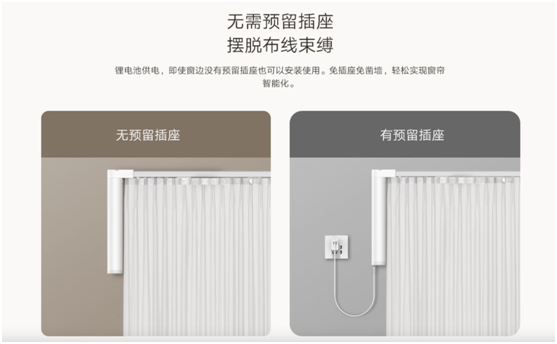無需插座，窗簾隨心控，米家智能窗簾鋰電池版正式發(fā)布，首發(fā)899元