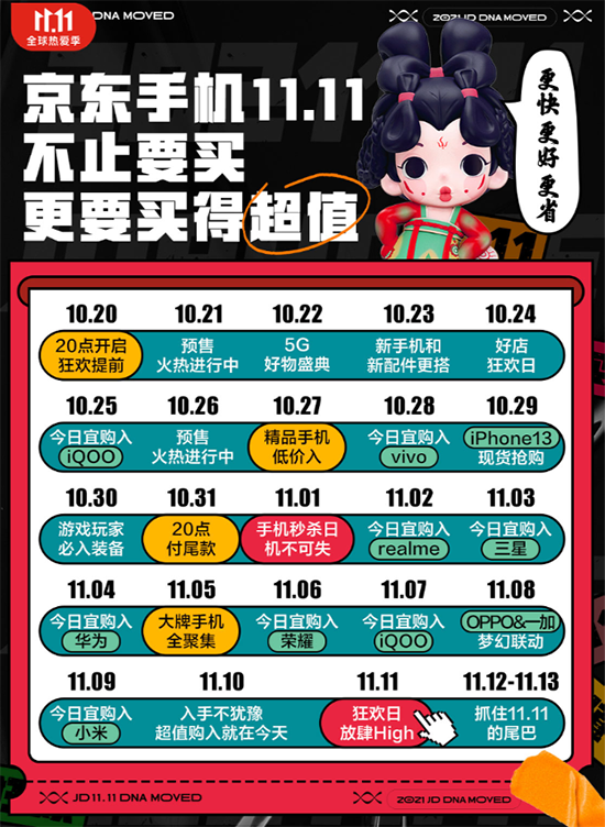 京東11.11今晚8點(diǎn)開啟現(xiàn)貨購 爆款手機(jī)現(xiàn)貨開買 11.11降價(jià)自動退