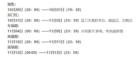 2021年雙11活動什么時候開始？天貓京東雙十一紅包攻略節(jié)奏搶先看