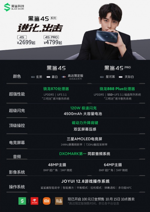 手游操控天花板，黑鯊4S全系標(biāo)配磁動力升降肩