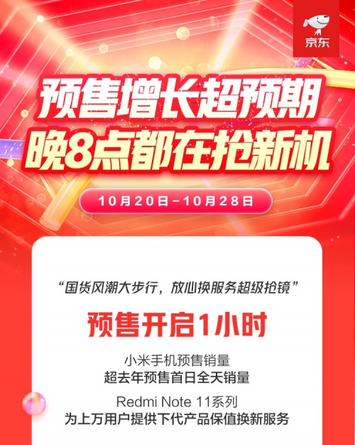京東11.11潮流手機集中亮相 硬核國貨引爆晚8點預售場