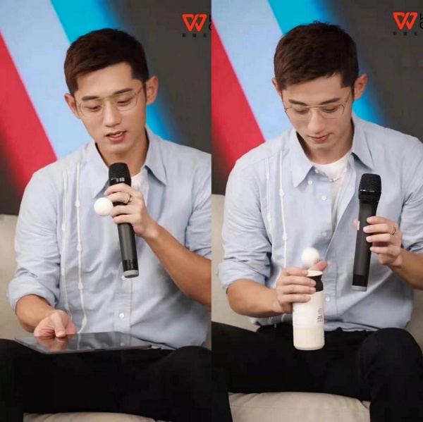張繼科空降WPS直播間：用聯(lián)名款保溫杯顛球，表示手機已安裝WPS