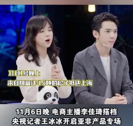 雙十一李佳琦王冰冰賣空12萬罐阿富汗松子 雙11助力進博會帶貨直播