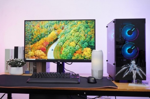 可以豎屏的HKC T2751Q顯示器，專業(yè)制圖修圖神器！