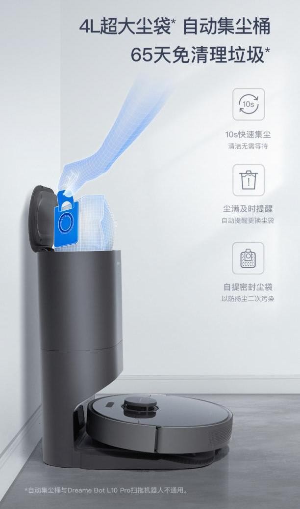 追覓科技掃拖機(jī)器人L10 Plus：自動集塵超省心，一鍵解放雙手