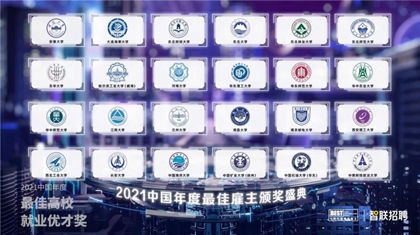2021中國年度最佳高校獎項(xiàng)揭曉 解鎖校園招聘進(jìn)階密碼