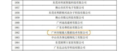 喜報(bào)！全程云及鏈鏈大數(shù)據(jù)雙雙獲“高新”企業(yè)認(rèn)定