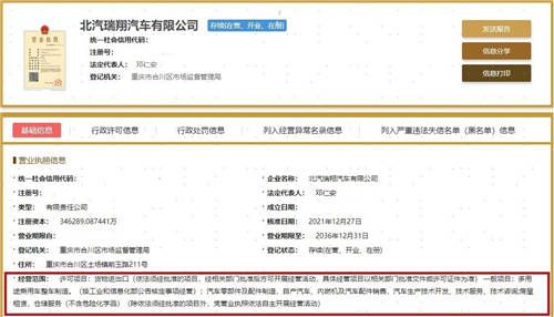 工信部目錄發(fā)現(xiàn)一家新車企，北汽瑞翔有何背景，實力又如何？