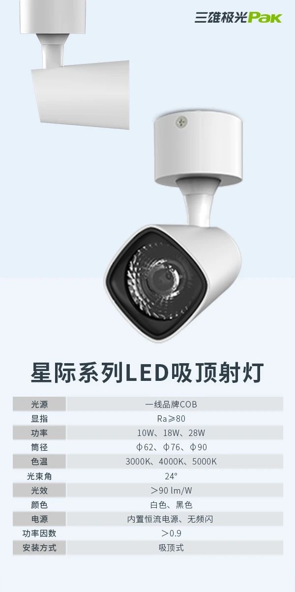 跟著三雄極光學(xué)照明，不愁店內(nèi)沒(méi)顧客！