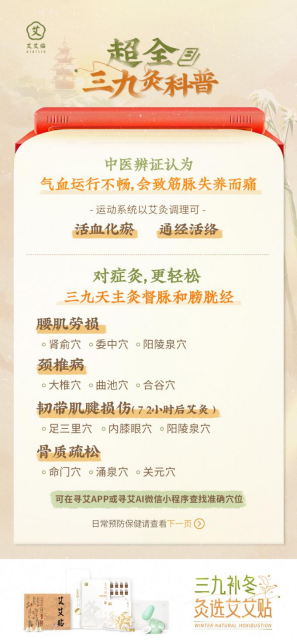 冬季全民養(yǎng)生熱，艾艾貼一招勝過萬元補品！