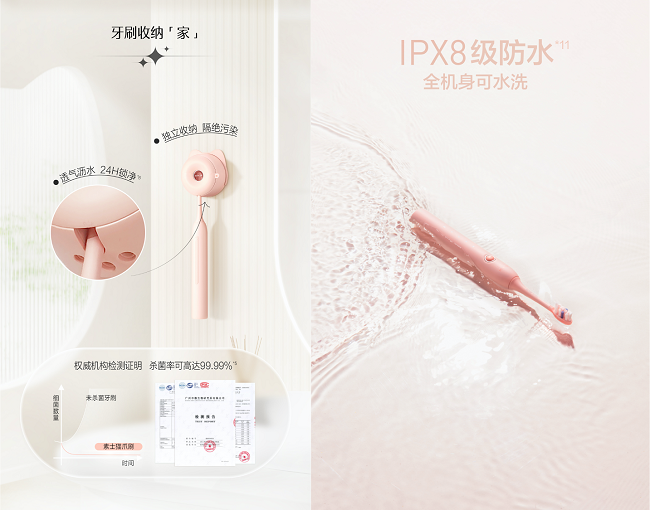 人氣萌寵設(shè)計(jì)，素士一體化殺菌引領(lǐng)電動牙刷4.0時代