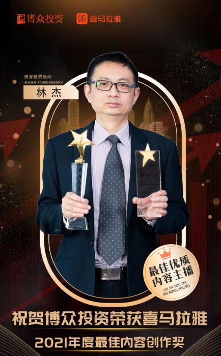 博眾投資榮膺喜馬拉雅頒獎，劉冰、陳宗寶、林杰獲優(yōu)質(zhì)內(nèi)容主播