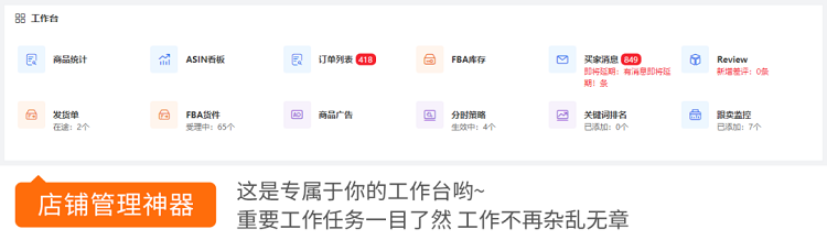 跨境電商積加ERPDashboard，集數(shù)據(jù)分析+業(yè)務(wù)操作于一體 簡(jiǎn)單易用、數(shù)據(jù)準(zhǔn)確