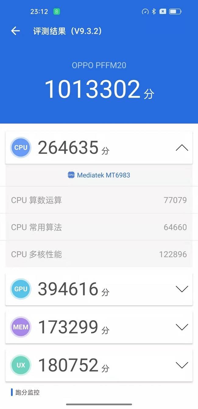 OPPO超強新機實測跑分過百萬，F(xiàn)ind X5 Pro天璣版搭載天璣9000殺瘋市場