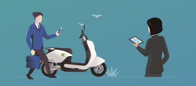 阿里聯(lián)合綠源電動車開發(fā)最新電動車智能APP，從此擺脫鑰匙焦慮