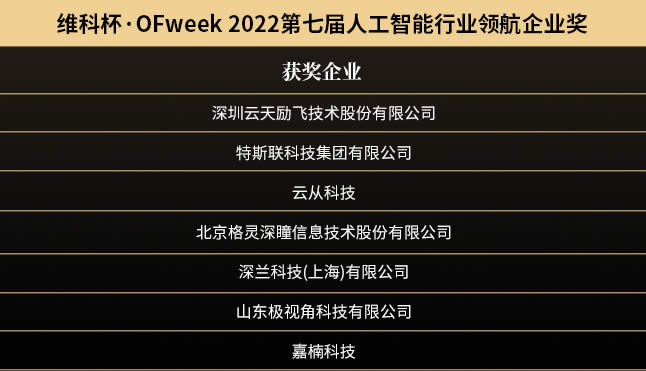 維科杯·OFweek 2022（第七屆）人工智能行業(yè)領航企業(yè)獎1.jpg