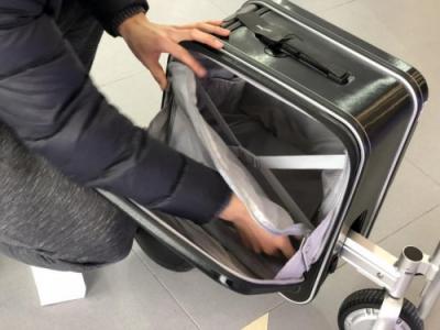 賣到斷貨的黑科技智能騎行旅行箱終于入手了！