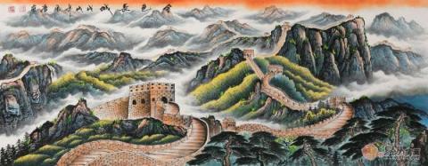 辦公室掛什么畫風(fēng)水好？畫家宋唐山水畫裝飾美景財(cái)運(yùn)旺！