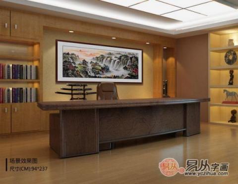 辦公室掛什么畫風(fēng)水好？畫家宋唐山水畫裝飾美景財(cái)運(yùn)旺！